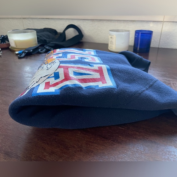 Vintage! USA Navy Blue Sweatshirt size Large - Picture 8 of 9